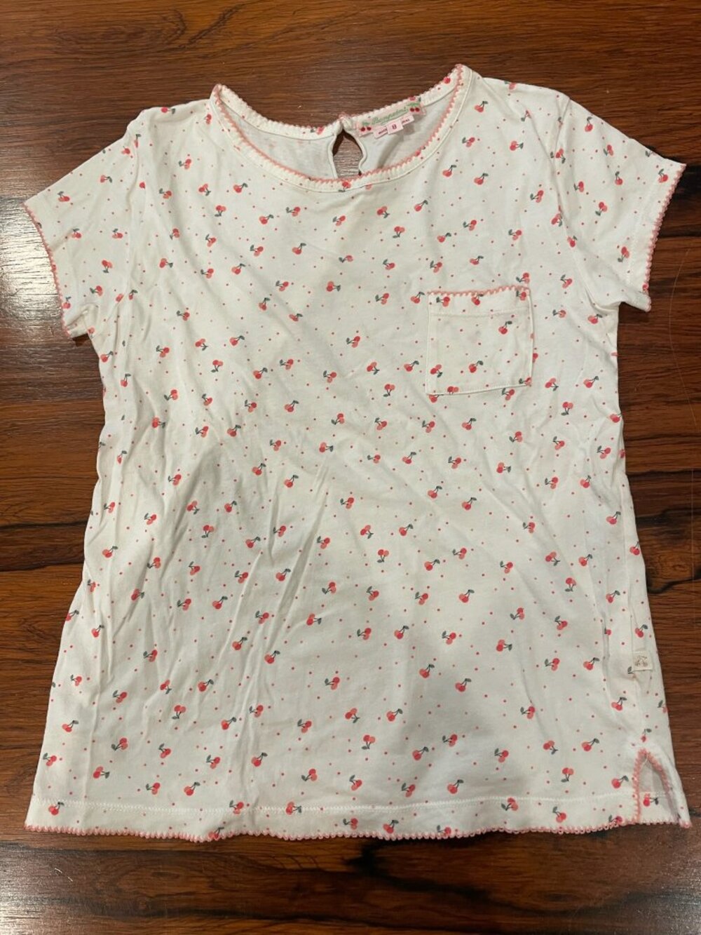 Bonpoint Pajama Shorts and Shirt Girls 8